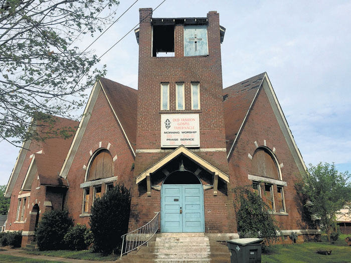 Submitted photo    This church building at 121 Ridge Ave., Salisbury, was recently saved from demolition, and it will be the Aug. 24 stop on the History on Tap series.
